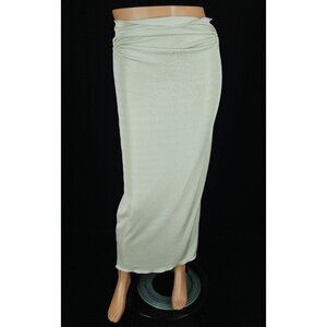 Tyrell Stretch Jersey Maxi Skirt Size XL Green SSENSE Exclusive $150